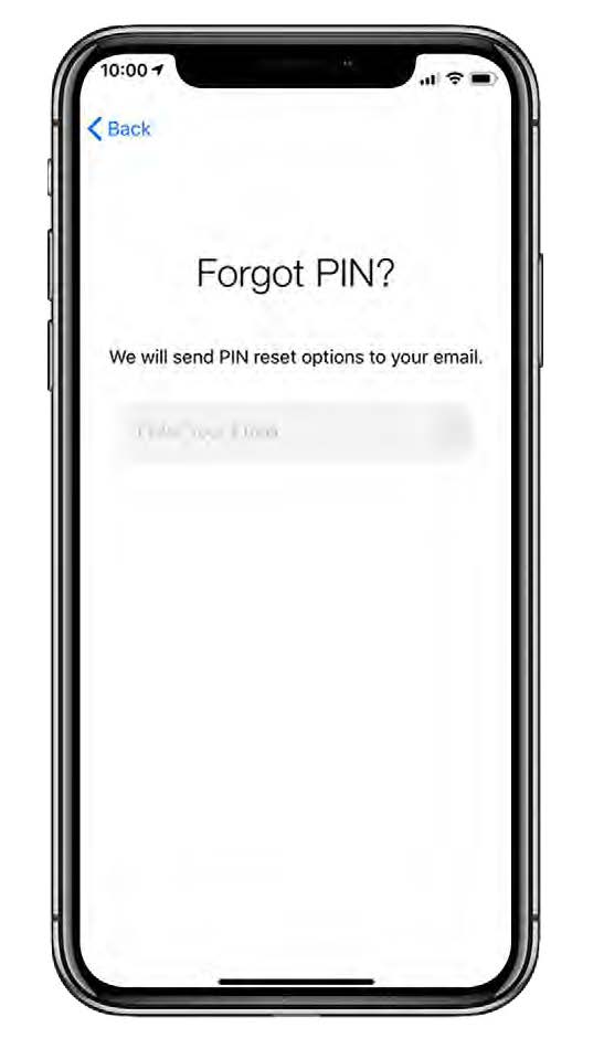 Forgot Pin